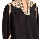 Ulla Johnson Laurenza Long Sleeve Top - Vermillion