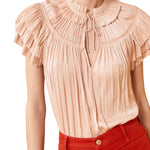 Ulla Johnson Liv Top - Vermillion