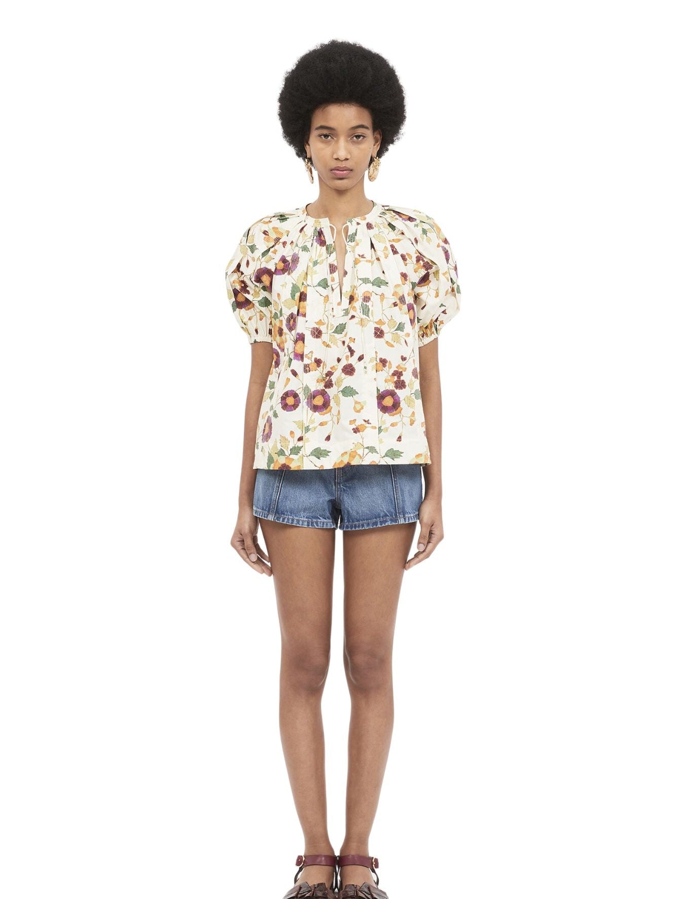 Ulla Johnson Loli Top - Vermillion