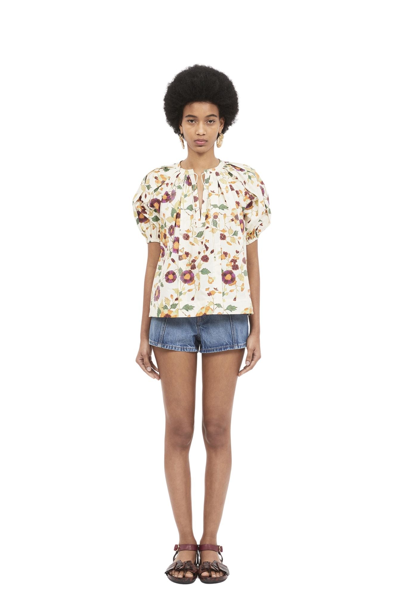 Ulla Johnson Loli Top - Vermillion