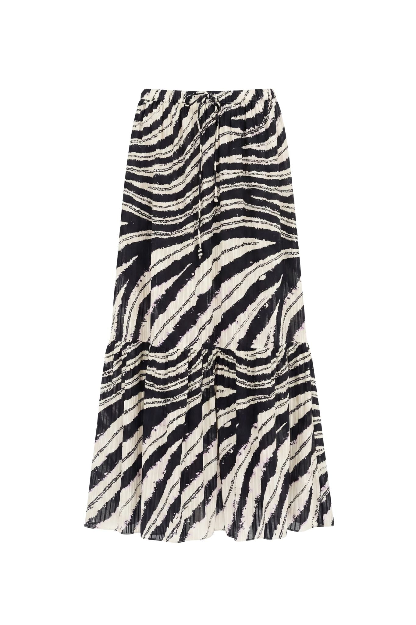 Ulla Johnson Olina Cotton Midi Skirt - Vermillion