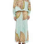 Ulla Johnson Ornament Tie Neck Blouse - Vermillion