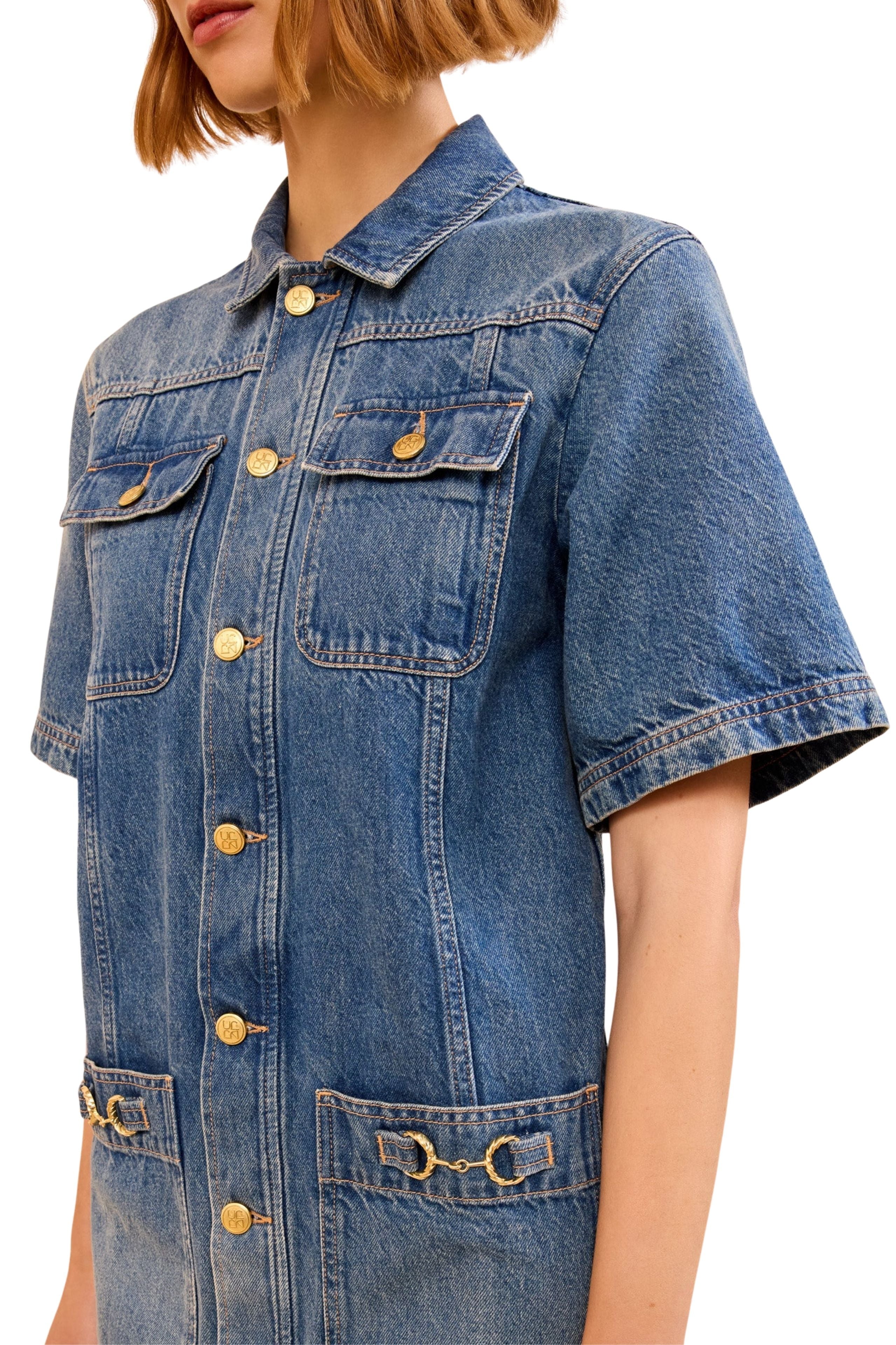 Ulla Johnson Painters Dress - Vermillion