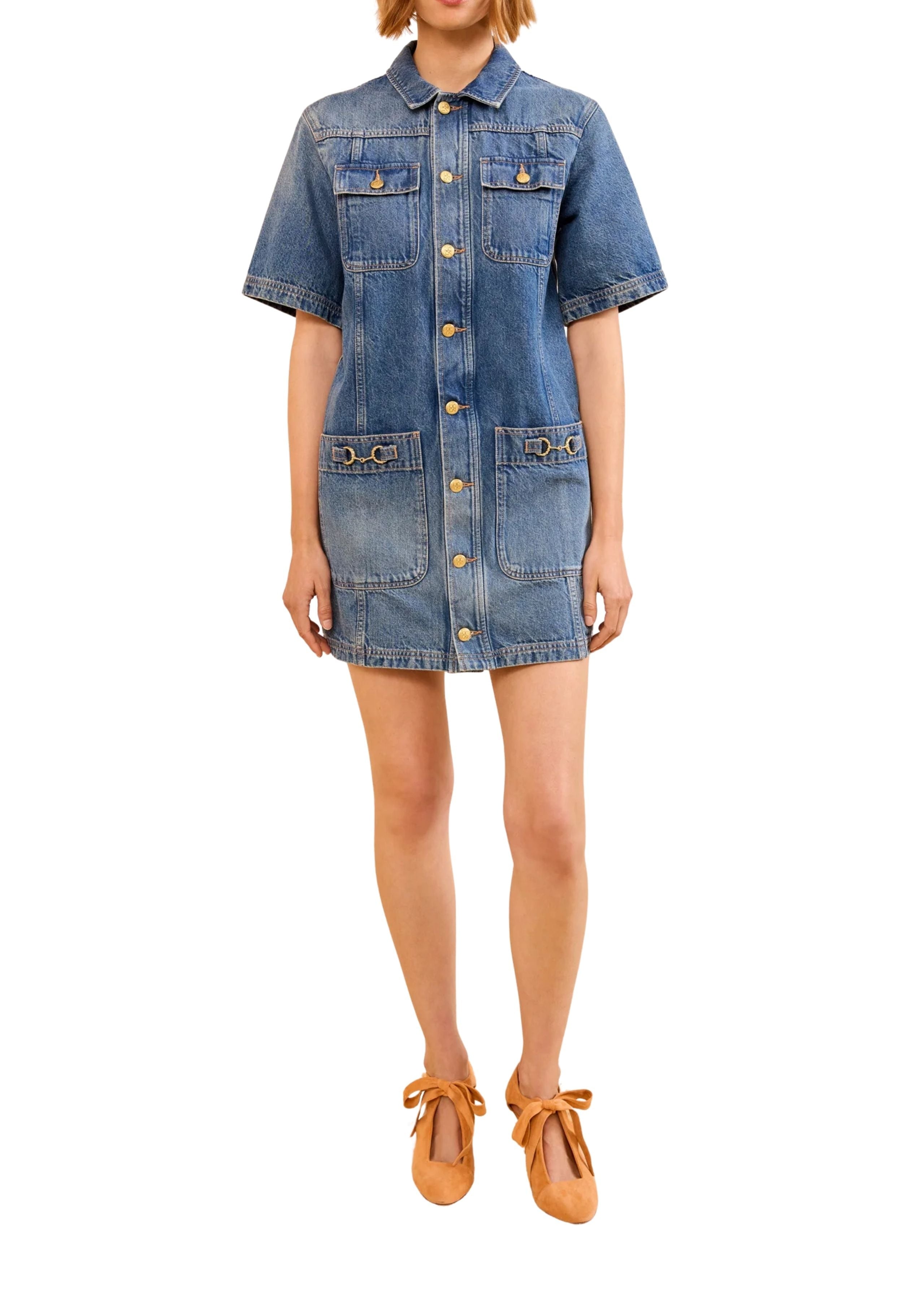 Ulla Johnson Painters Dress - Vermillion