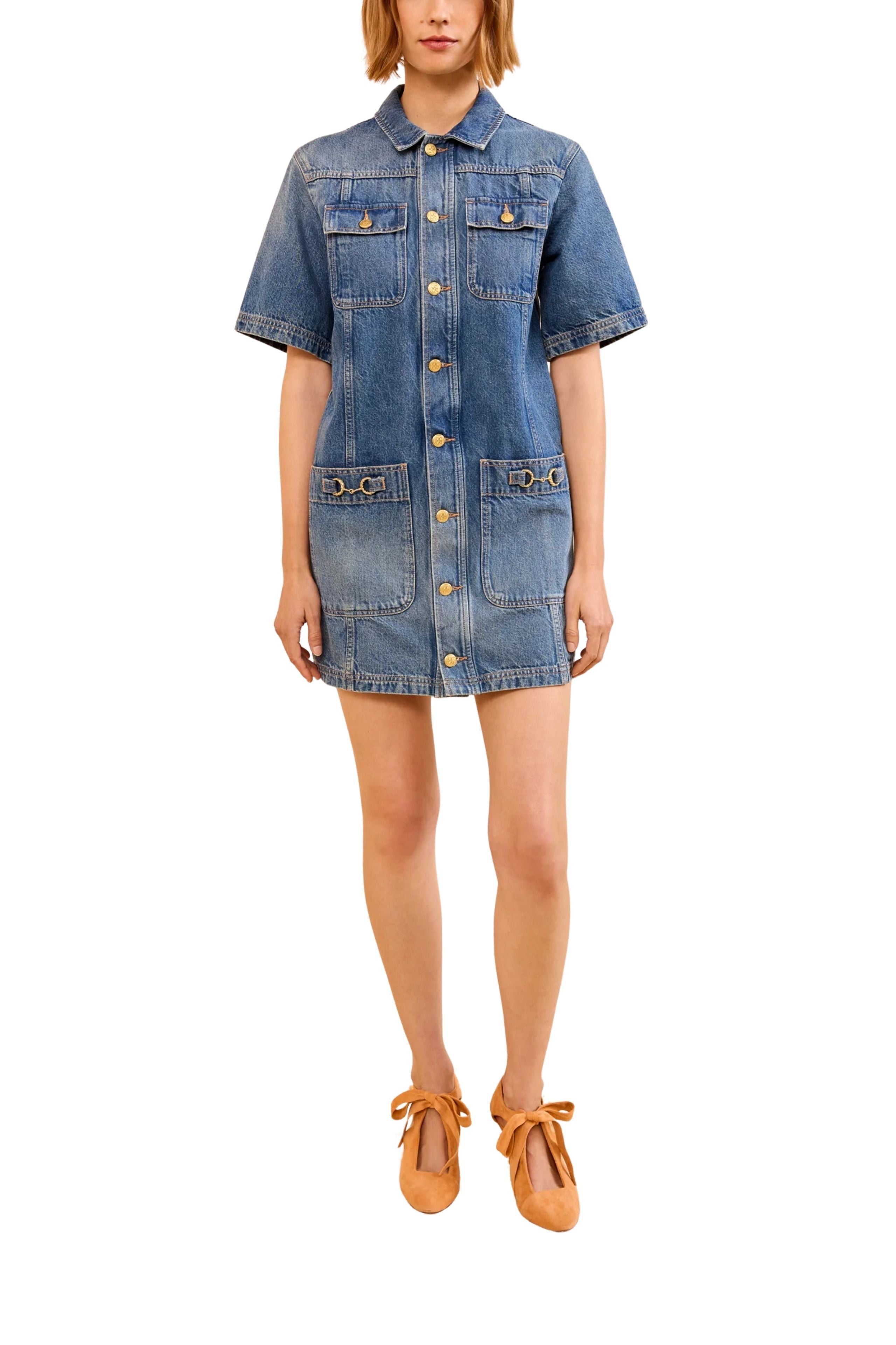 Ulla Johnson Painters Dress - Vermillion