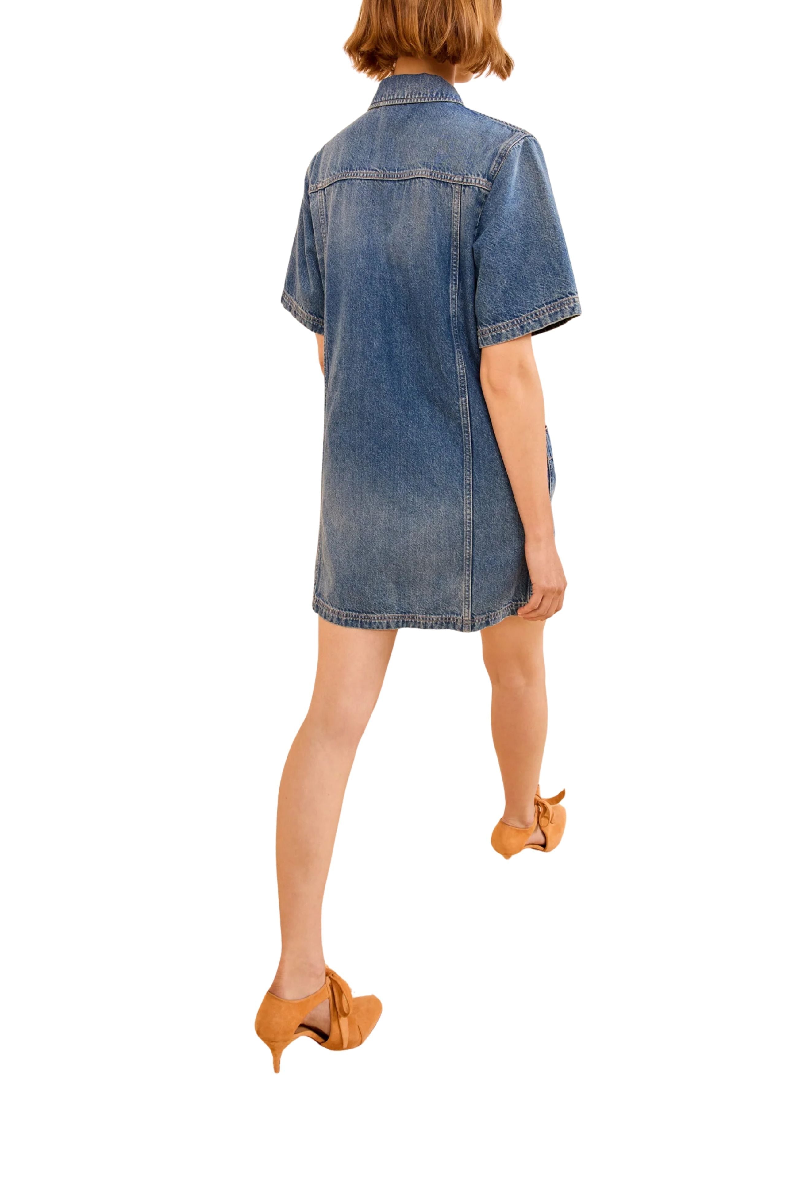 Ulla Johnson Painters Dress - Vermillion