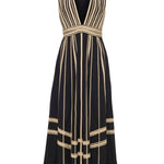 Ulla Johnson Palermo Deep V Midi Dress - Vermillion