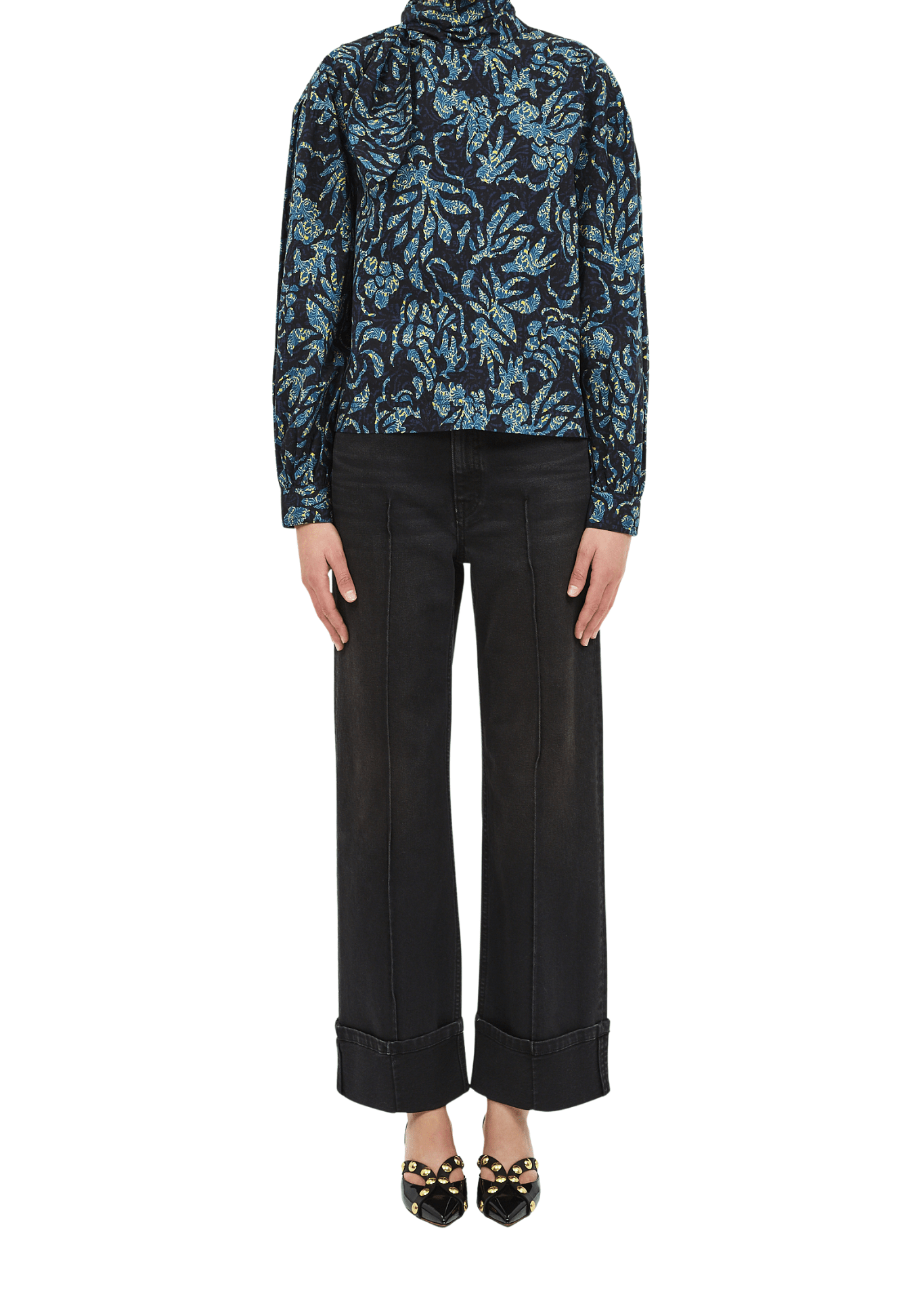 Ulla Johnson Pastel LS Cotton Blouse - Vermillion
