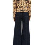 Ulla Johnson Payton Jacquard Knit Cardigan - Vermillion