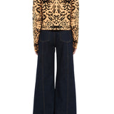 Ulla Johnson Payton Jacquard Knit Cardigan - Vermillion