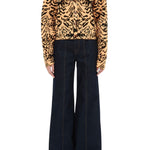 Ulla Johnson Payton Jacquard Knit Cardigan - Vermillion