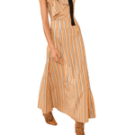 Ulla Johnson Rosenne Midi Skirt - Vermillion