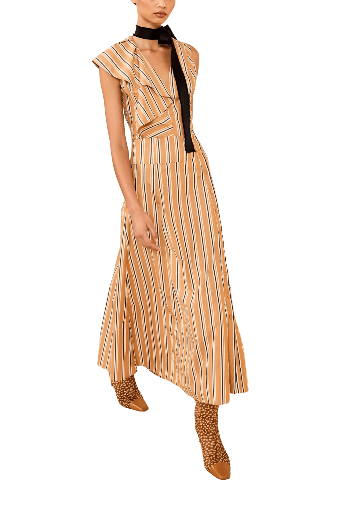 Ulla Johnson Rosenne Midi Skirt - Vermillion