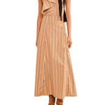 Ulla Johnson Rosenne Midi Skirt - Vermillion