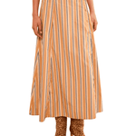 Ulla Johnson Rosenne Midi Skirt - Vermillion