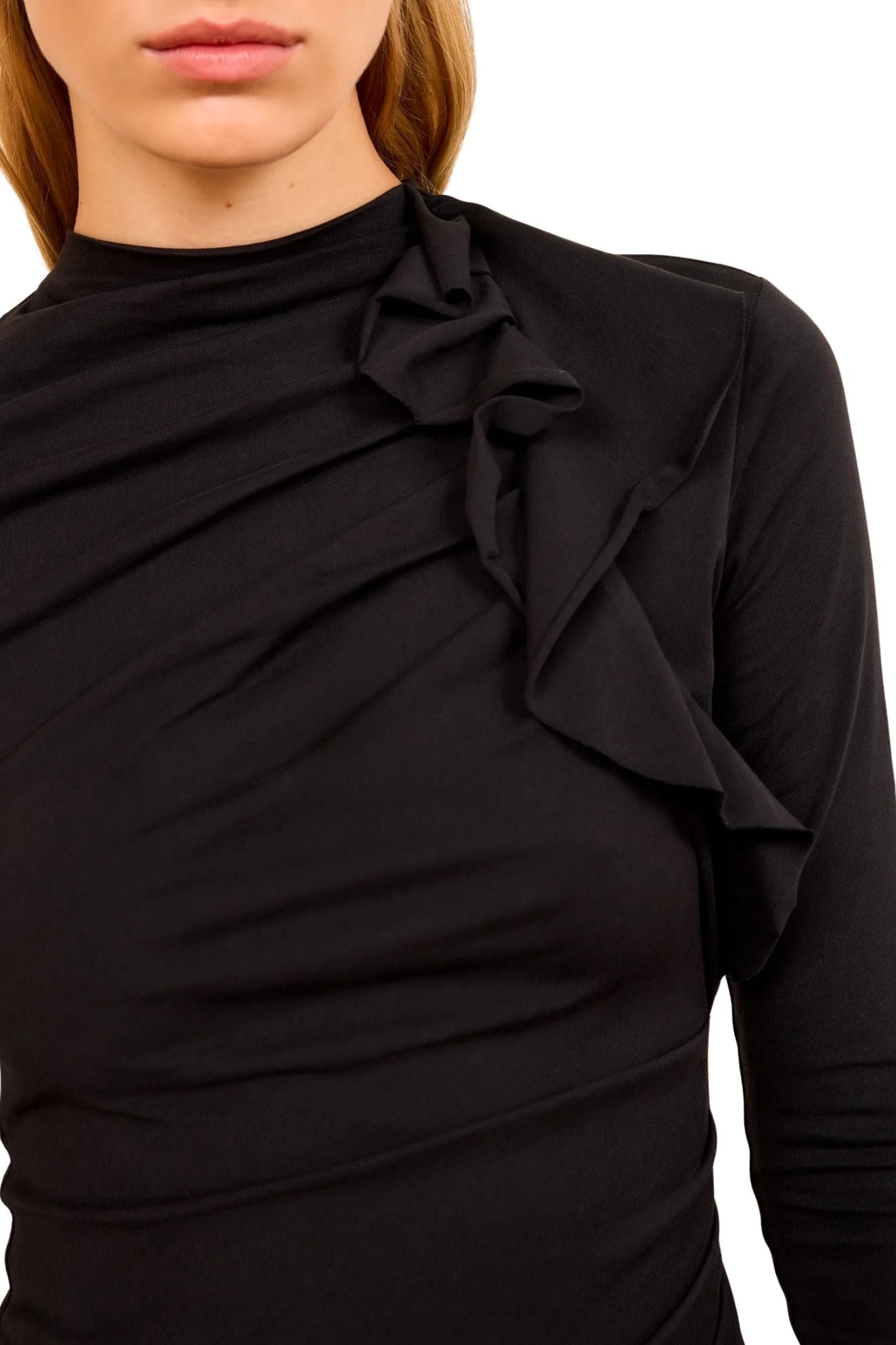 Ulla Johnson Safi Long Sleeve Dress - Vermillion