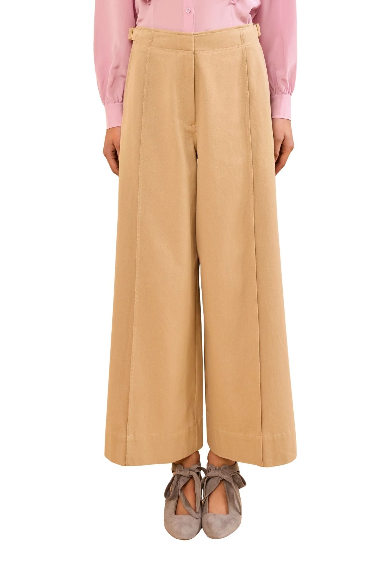 Ulla Johnson Sascha Cropped Trouser - Vermillion