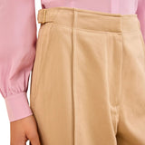 Ulla Johnson Sascha Cropped Trouser - Vermillion