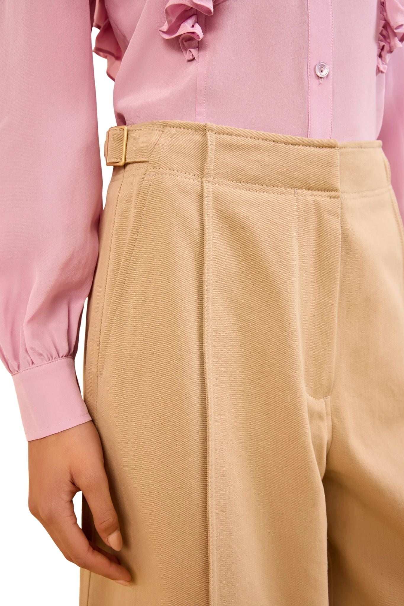 Ulla Johnson Sascha Cropped Trouser - Vermillion
