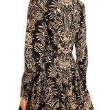 Ulla Johnson Taliah Long Sleeve Mini Dress - Vermillion