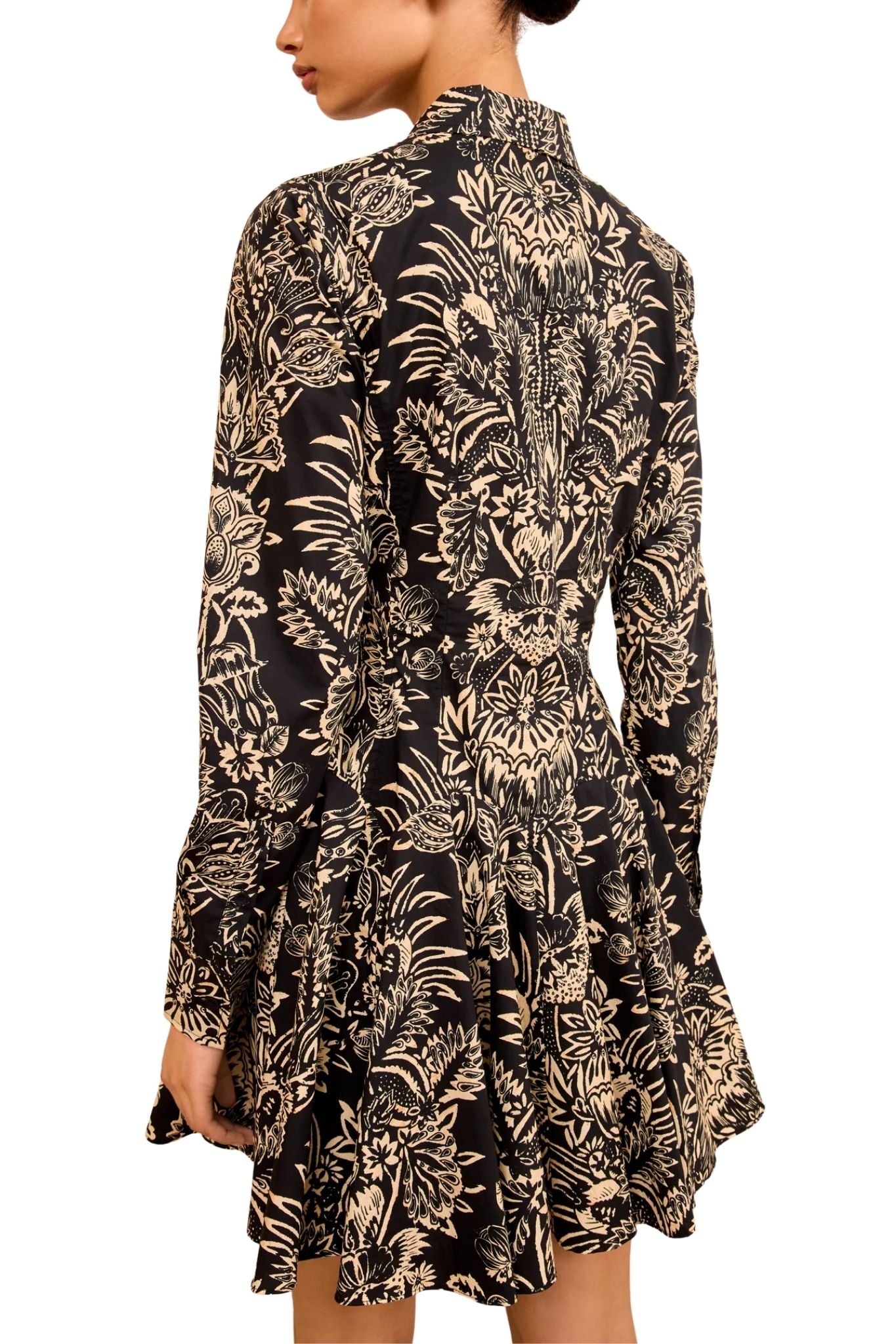 Ulla Johnson Taliah Long Sleeve Mini Dress - Vermillion