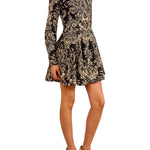 Ulla Johnson Taliah Long Sleeve Mini Dress - Vermillion