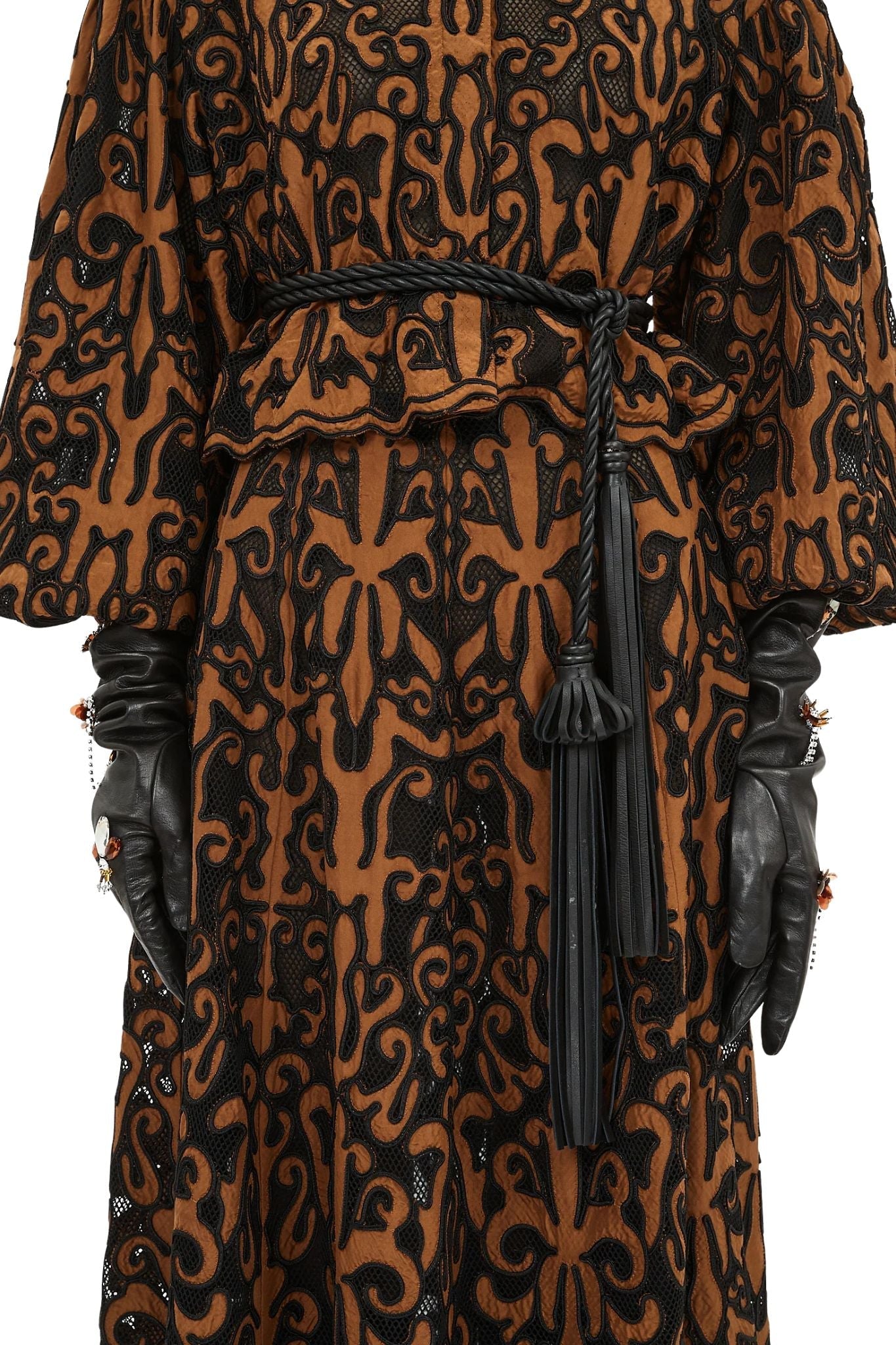 Ulla Johnson Tassel Belt - Vermillion