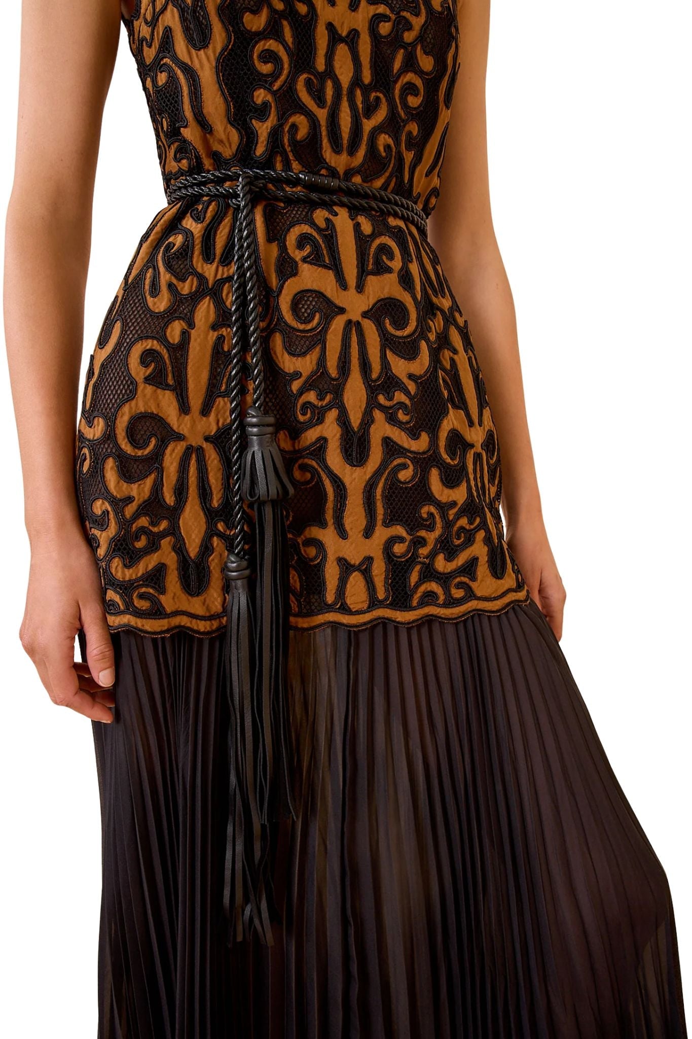 Ulla Johnson Tassel Belt - Vermillion