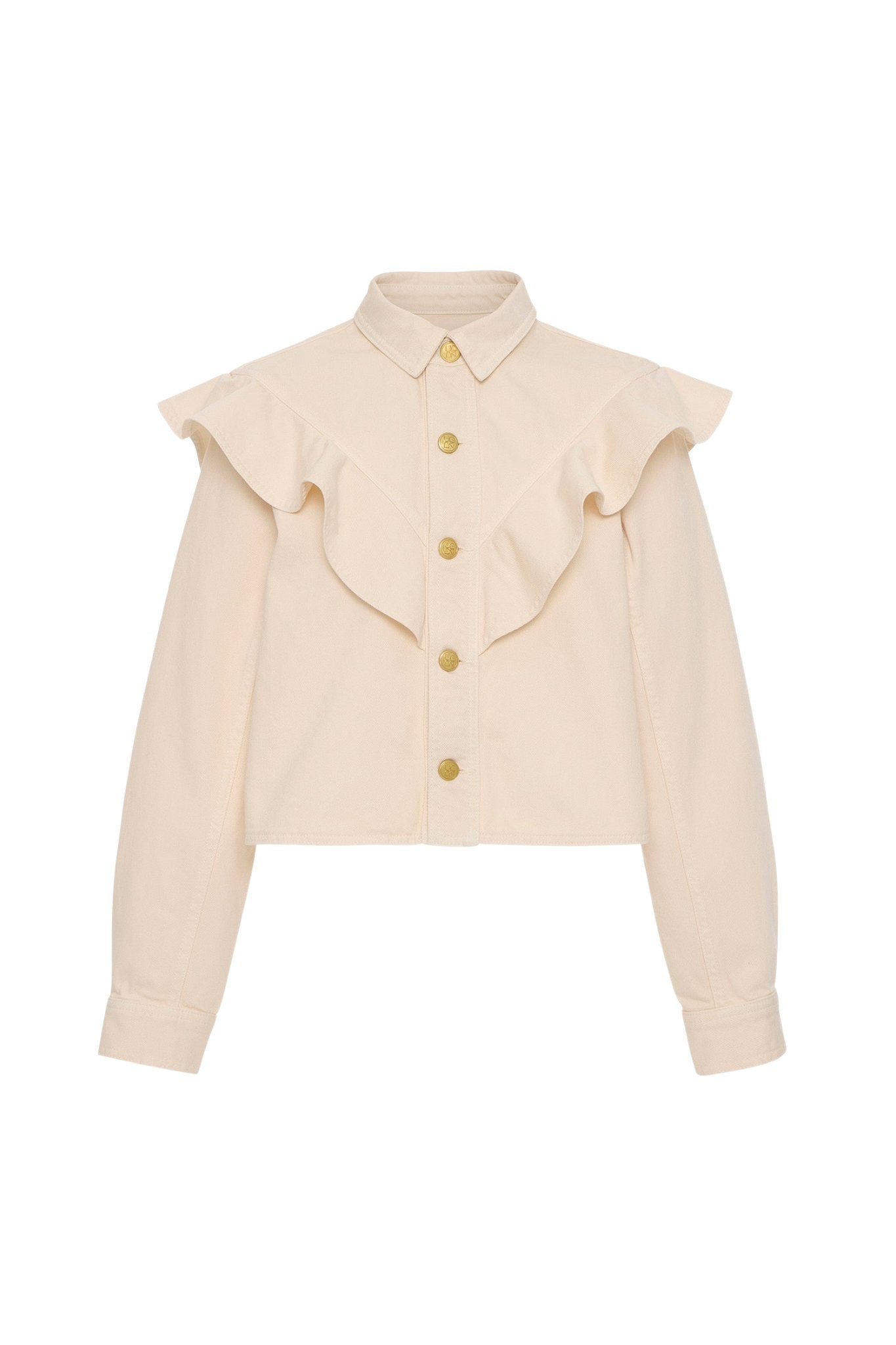 Ulla Johnson The Mathilde Shirt - Vermillion