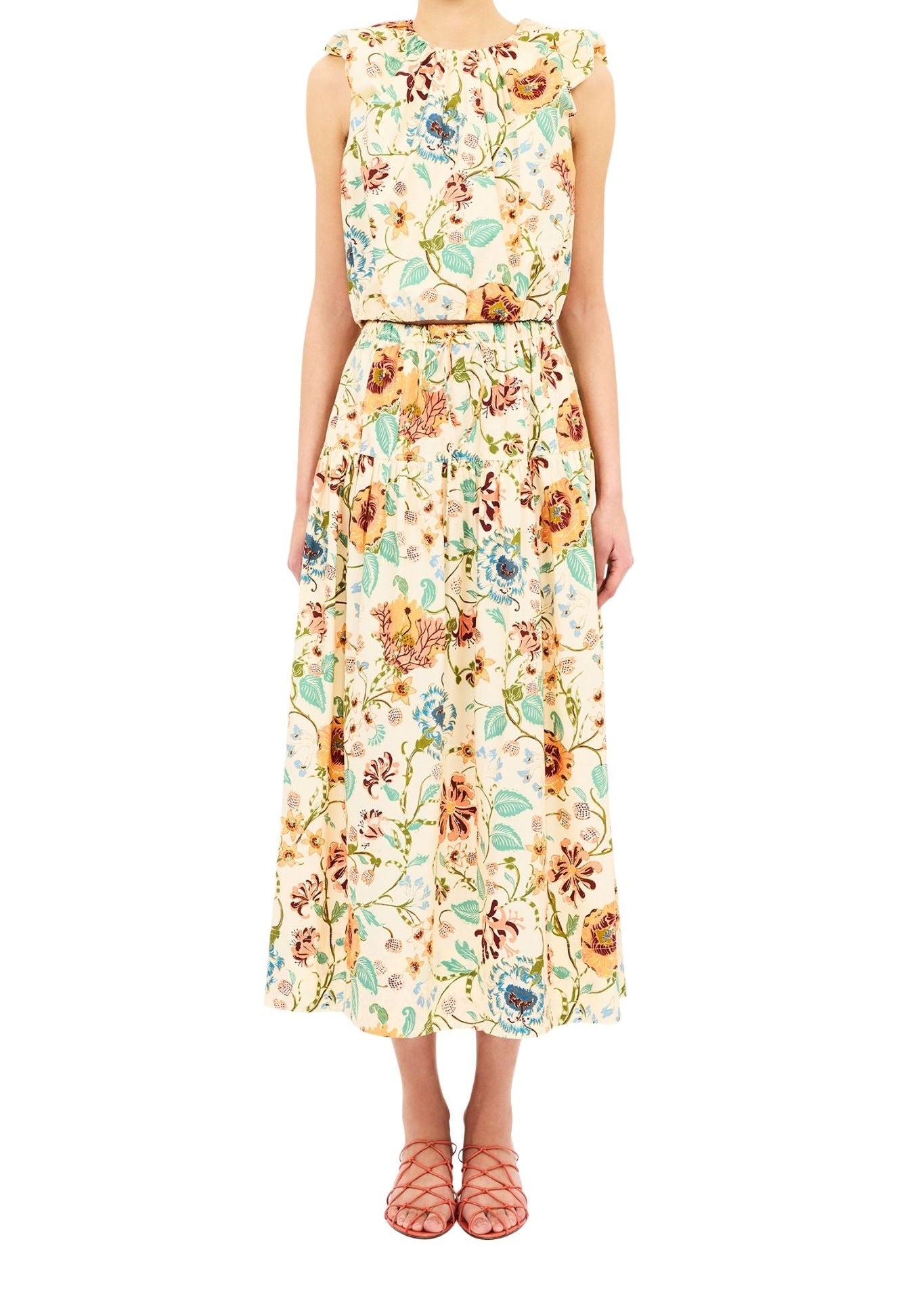 Ulla Johnson Theodora Cotton Skirt - Vermillion