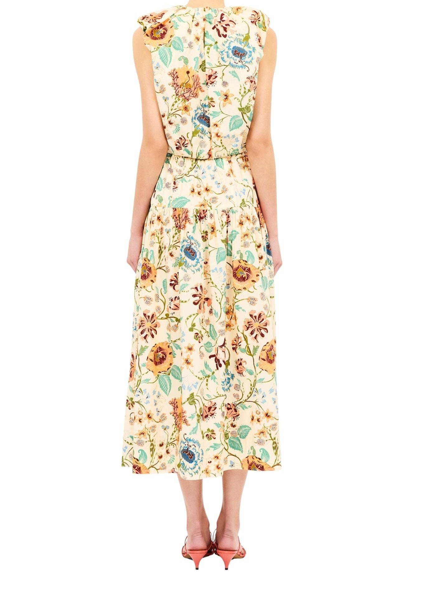 Ulla Johnson Theodora Cotton Skirt - Vermillion