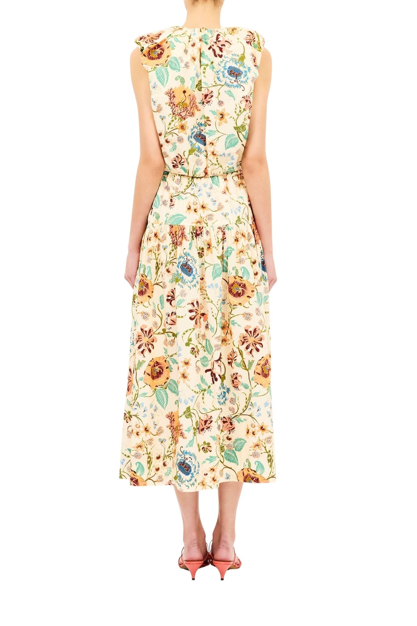 Ulla Johnson Theodora Cotton Skirt - Vermillion