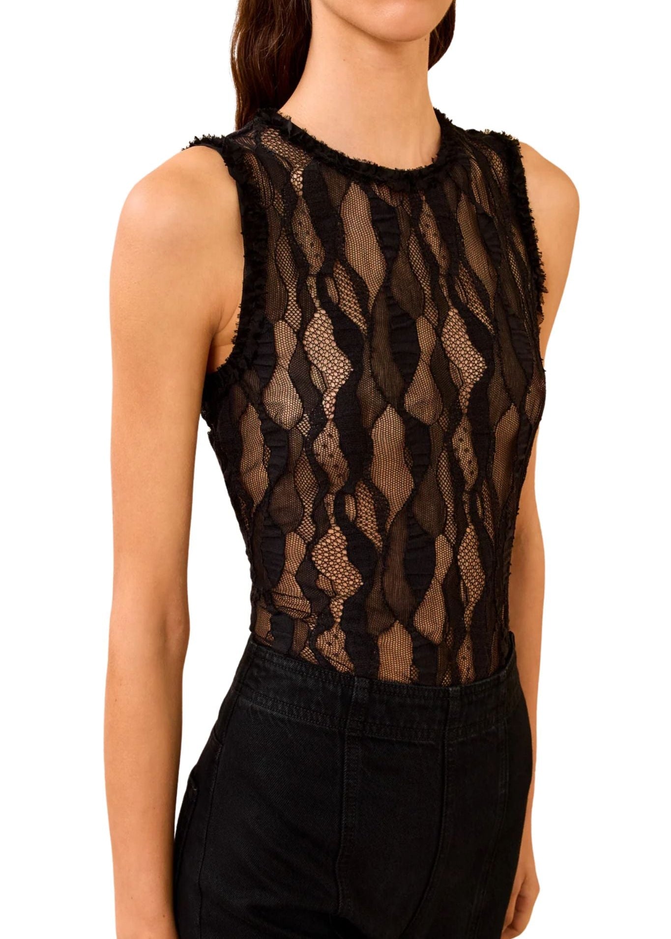 Ulla Johnson Theodora Sleevless Tank - Vermillion