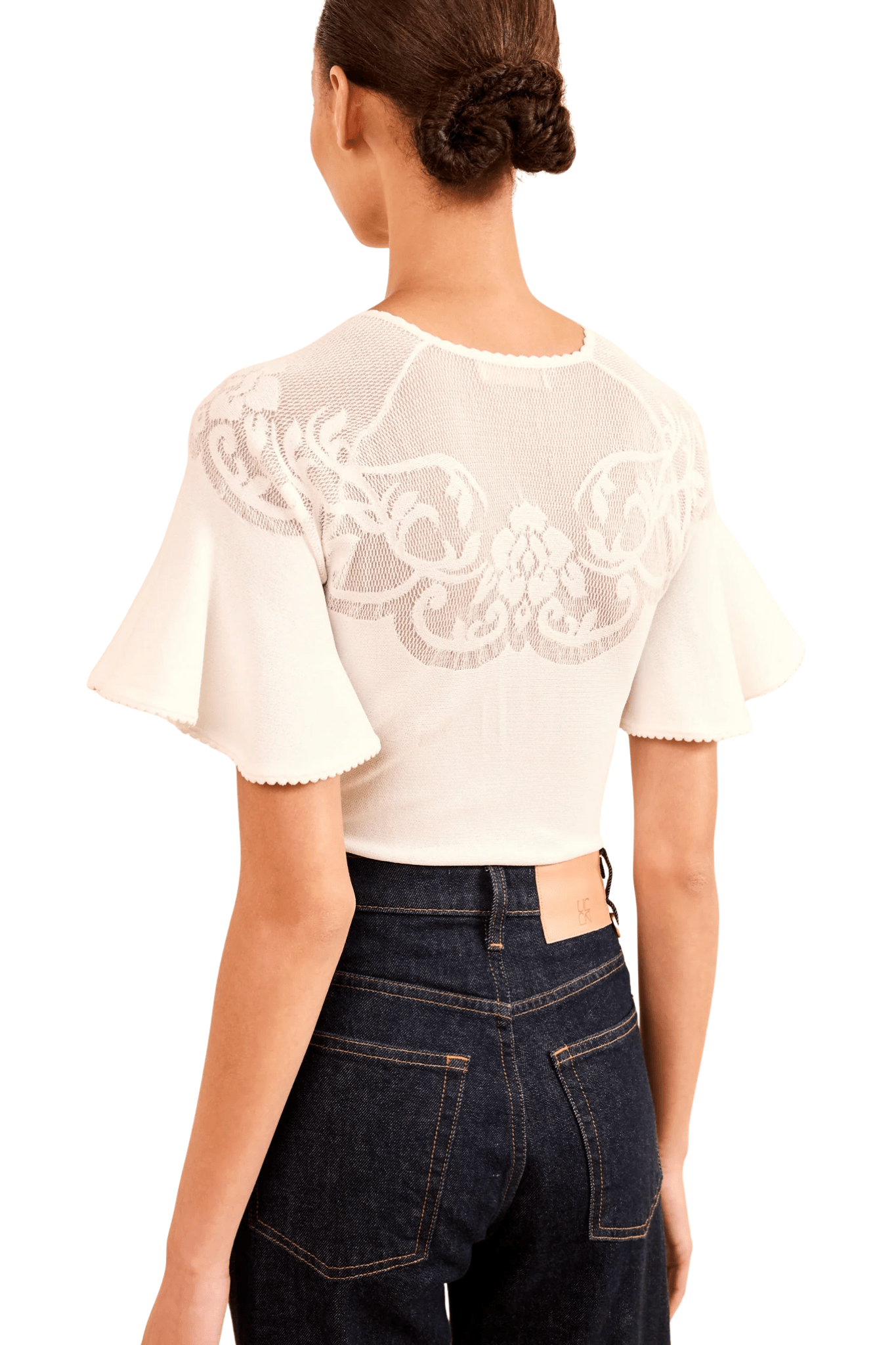 Ulla Johnson Vara SS Knit Top - Vermillion