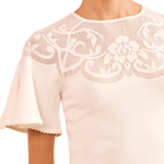 Ulla Johnson Vara SS Knit Top - Vermillion