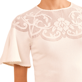 Ulla Johnson Vara SS Knit Top - Vermillion