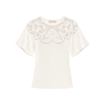 Ulla Johnson Vara SS Knit Top - Vermillion