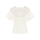 Ulla Johnson Vara SS Knit Top - Vermillion