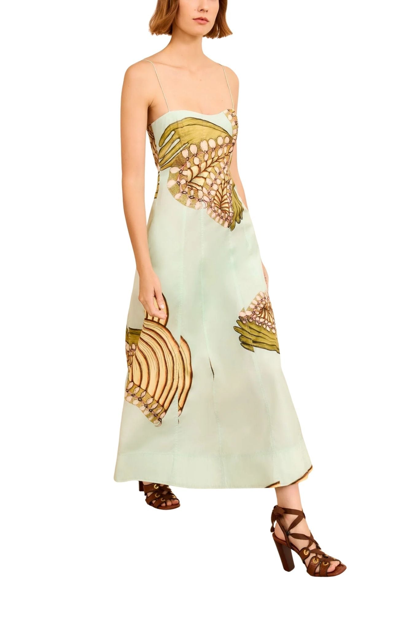 Ulla Johnson Vesela Cami Midi Dress - Vermillion