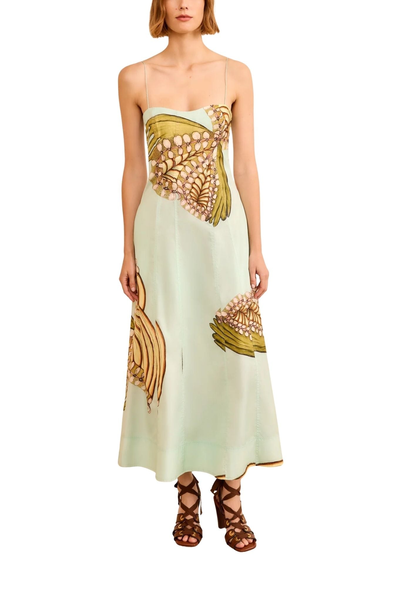 Ulla Johnson Vesela Cami Midi Dress - Vermillion