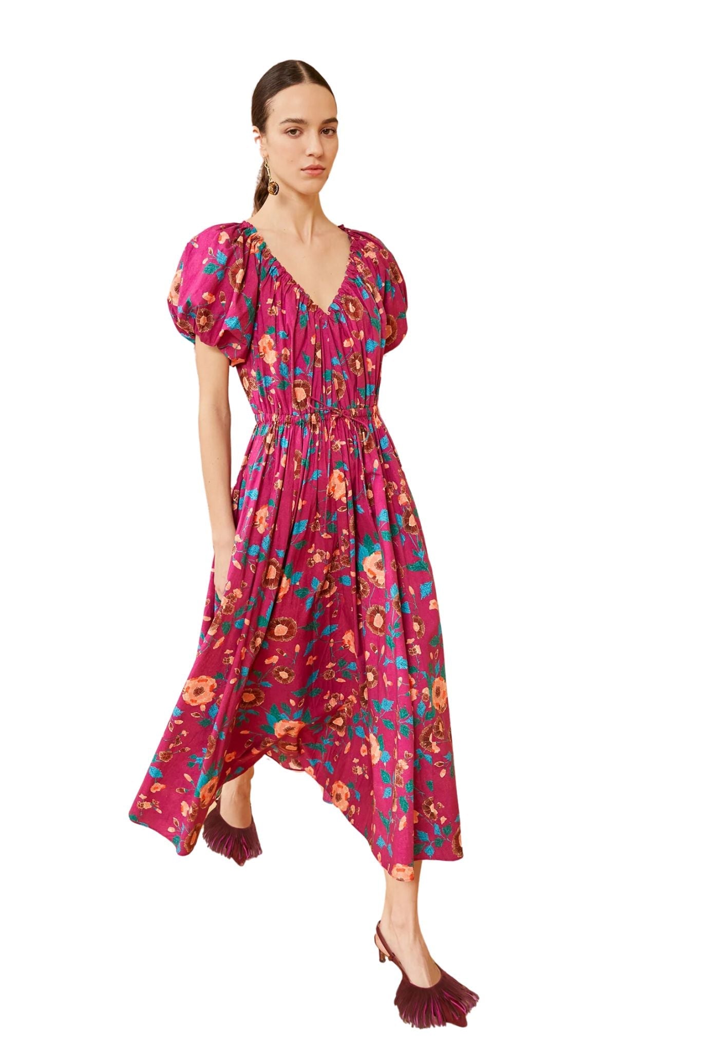 Ulla Johnson Vika Dress - Vermillion