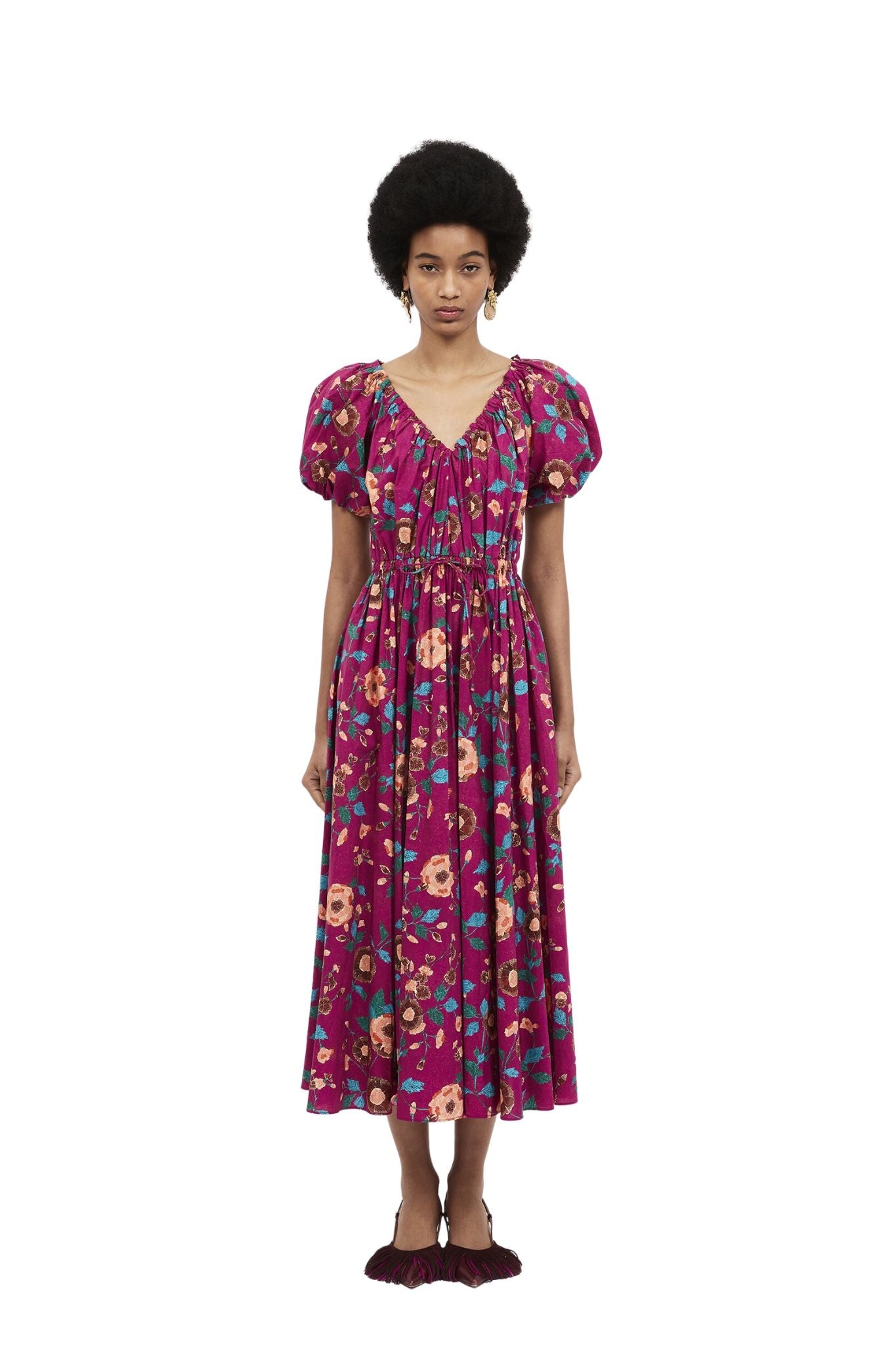 Ulla Johnson Vika Dress - Vermillion