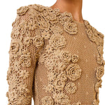Ulla Johnson Viola Crochet Knit Pullover - Vermillion