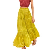 Ulla Johnson Virginie Silk Skirt - Vermillion