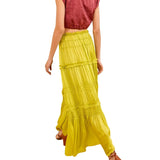 Ulla Johnson Virginie Silk Skirt - Vermillion