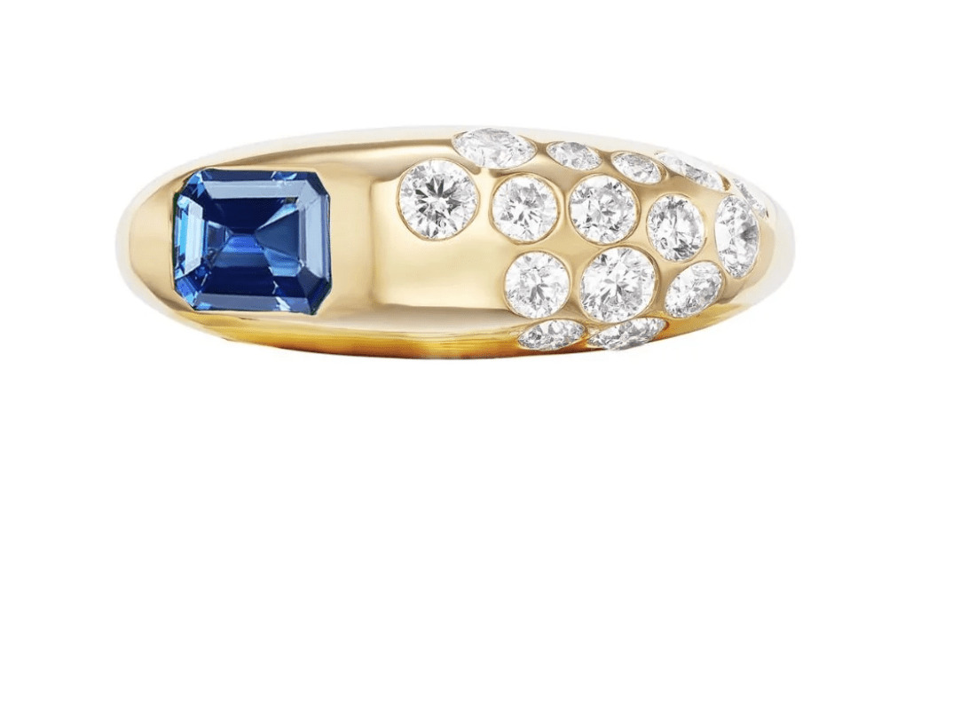 Uniform Object Dowry Ring - Vermillion