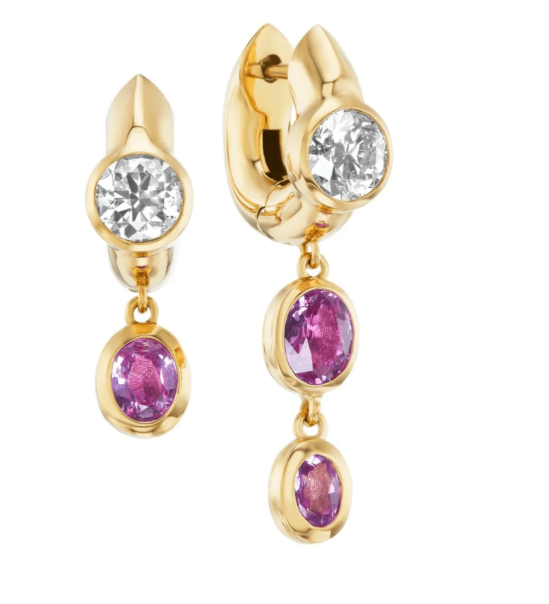 Uniform Object Tusk Drop Earrings - Vermillion