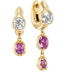 Uniform Object Tusk Drop Earrings - Vermillion