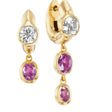 Uniform Object Tusk Drop Earrings - Vermillion