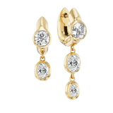 Uniform Object Tusk Drop Earrings - Vermillion